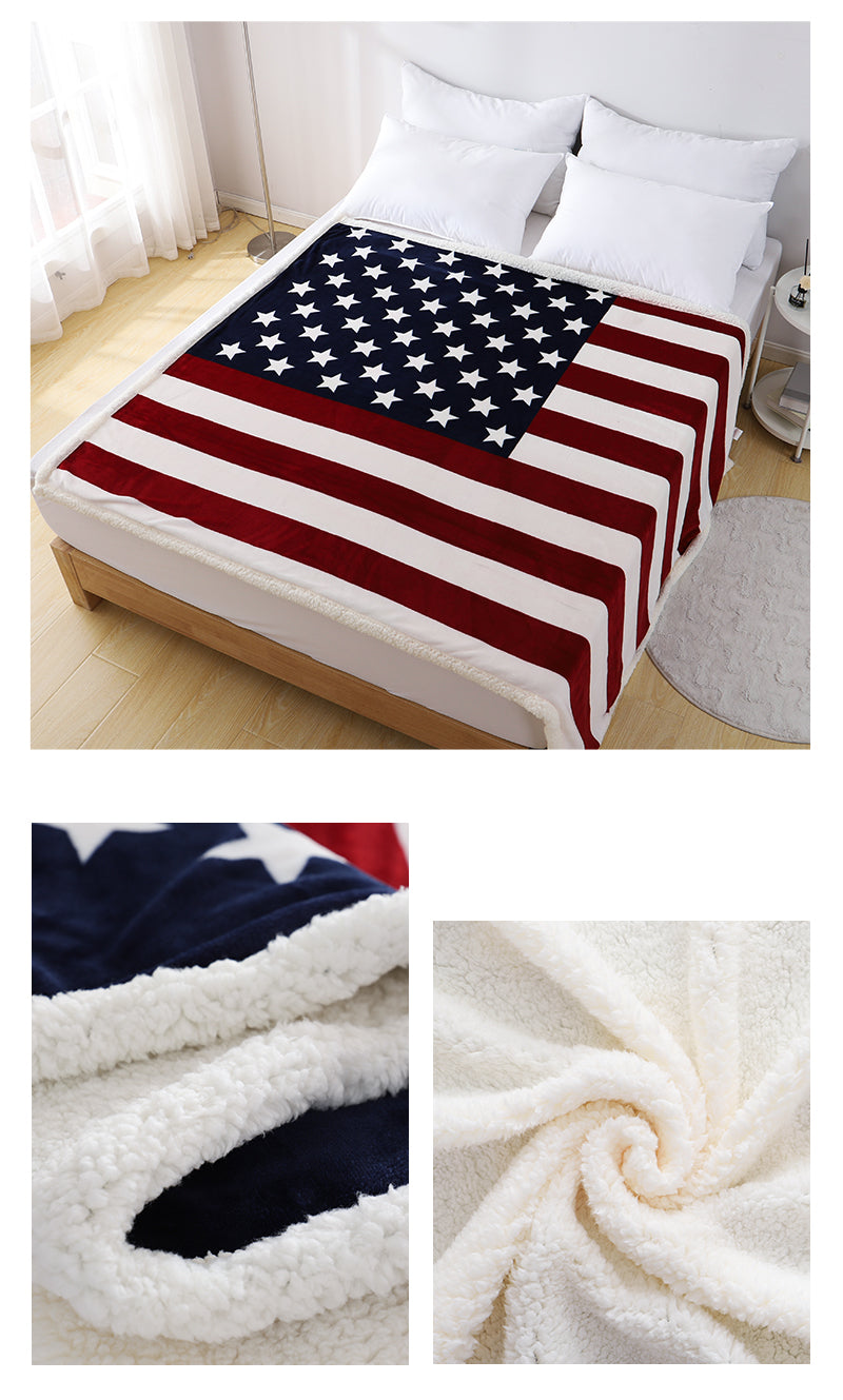 US Stripe Blanket