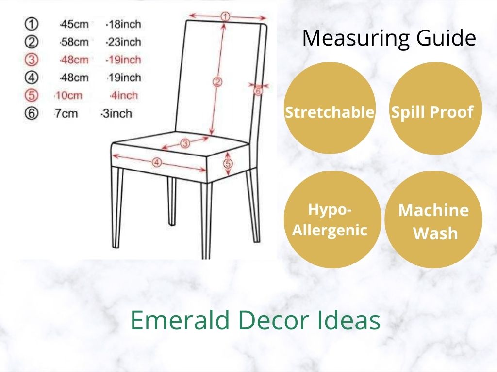 Leaf Print Waterproof chair cover