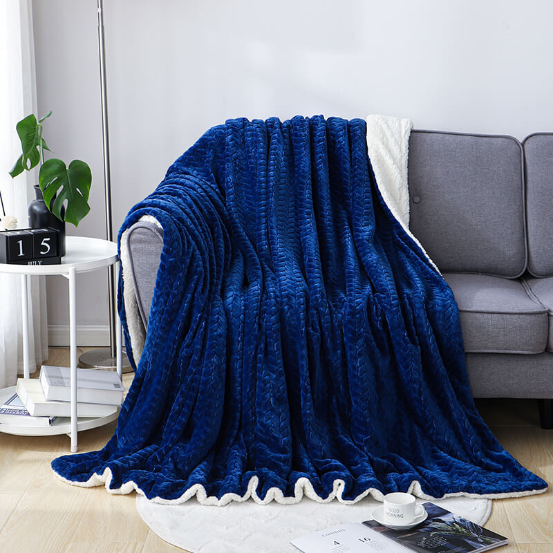 Royal Blue Throw