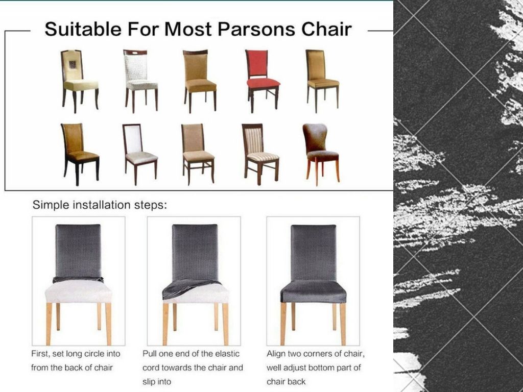 Abstract Waterproof chair cover