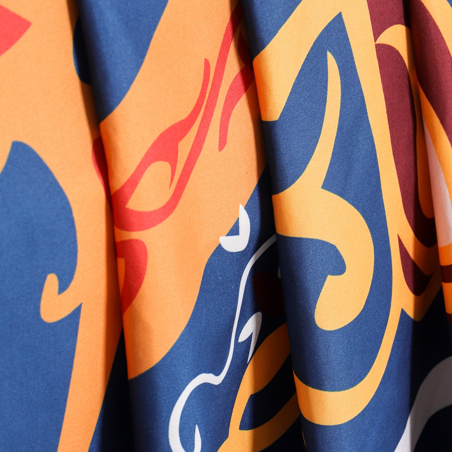 6 Piece Bed Sheet set.-orange and blue