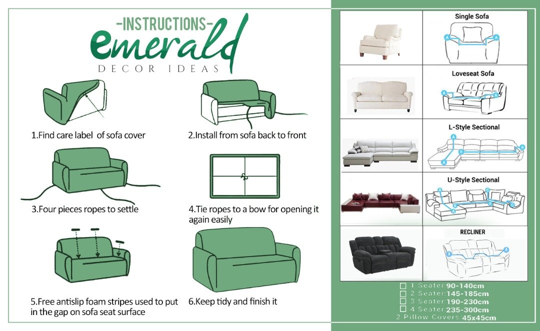 Abstract Sofa Slip Cover