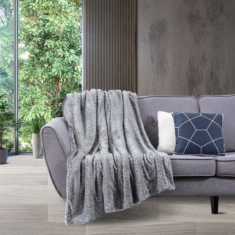 Royal Blue Throw