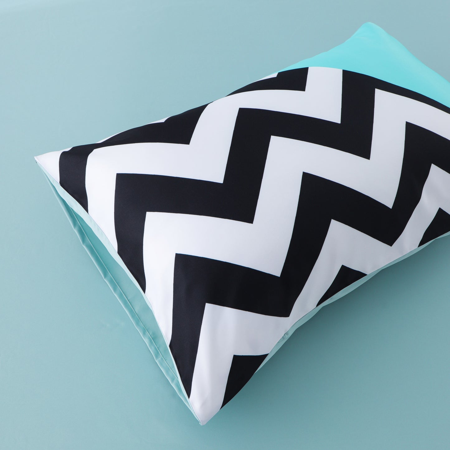 Duvet cover luxury-aqua green