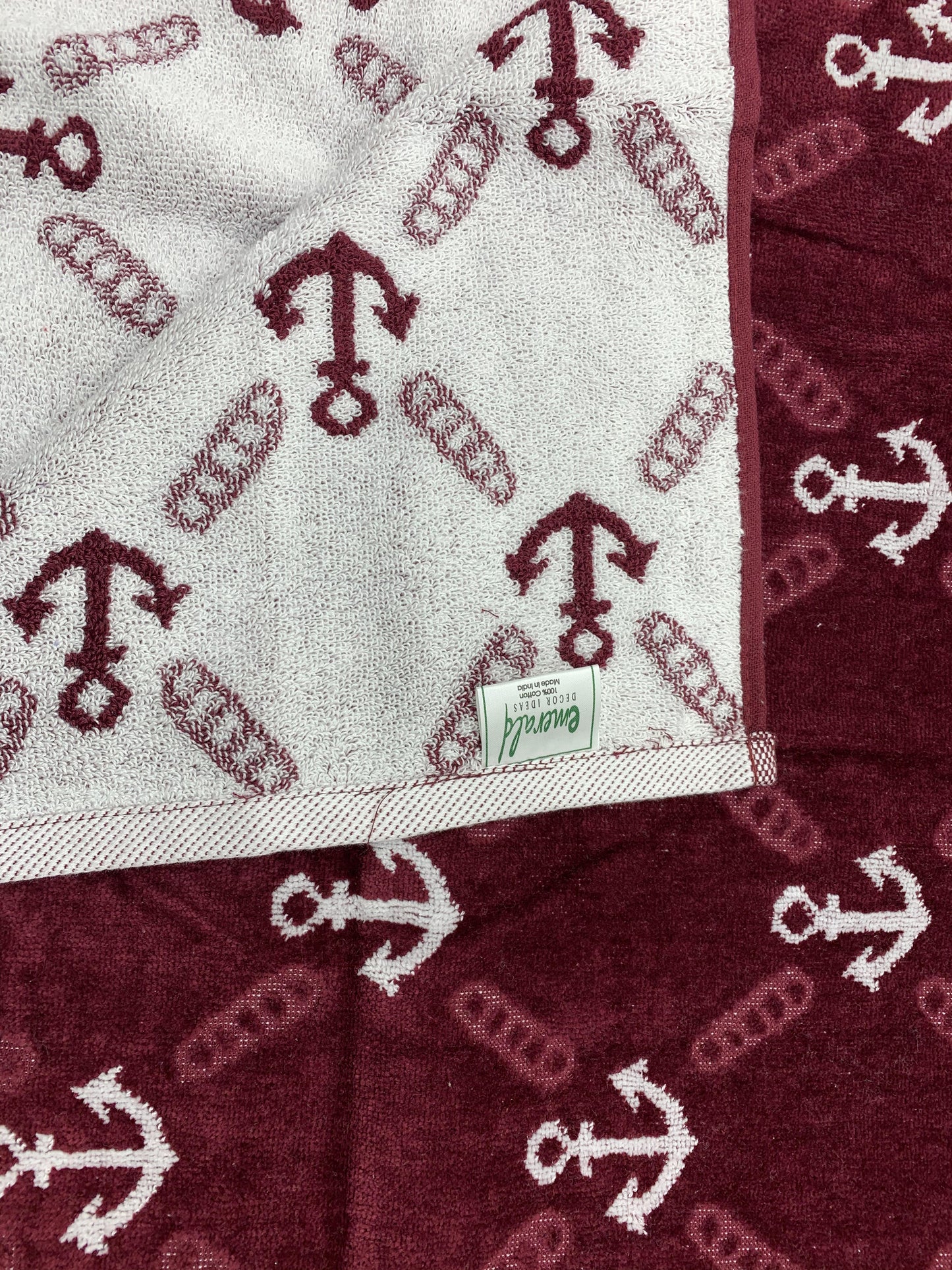 Anchor Bath Towel- 4 piece set
