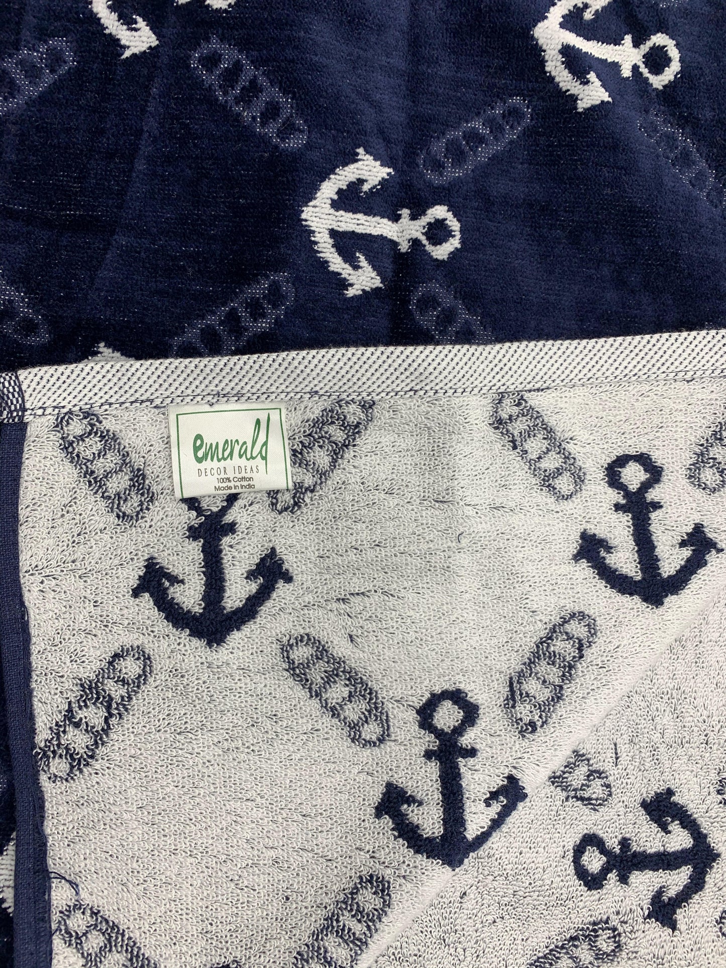 Anchor Bath Towel- 4 piece set