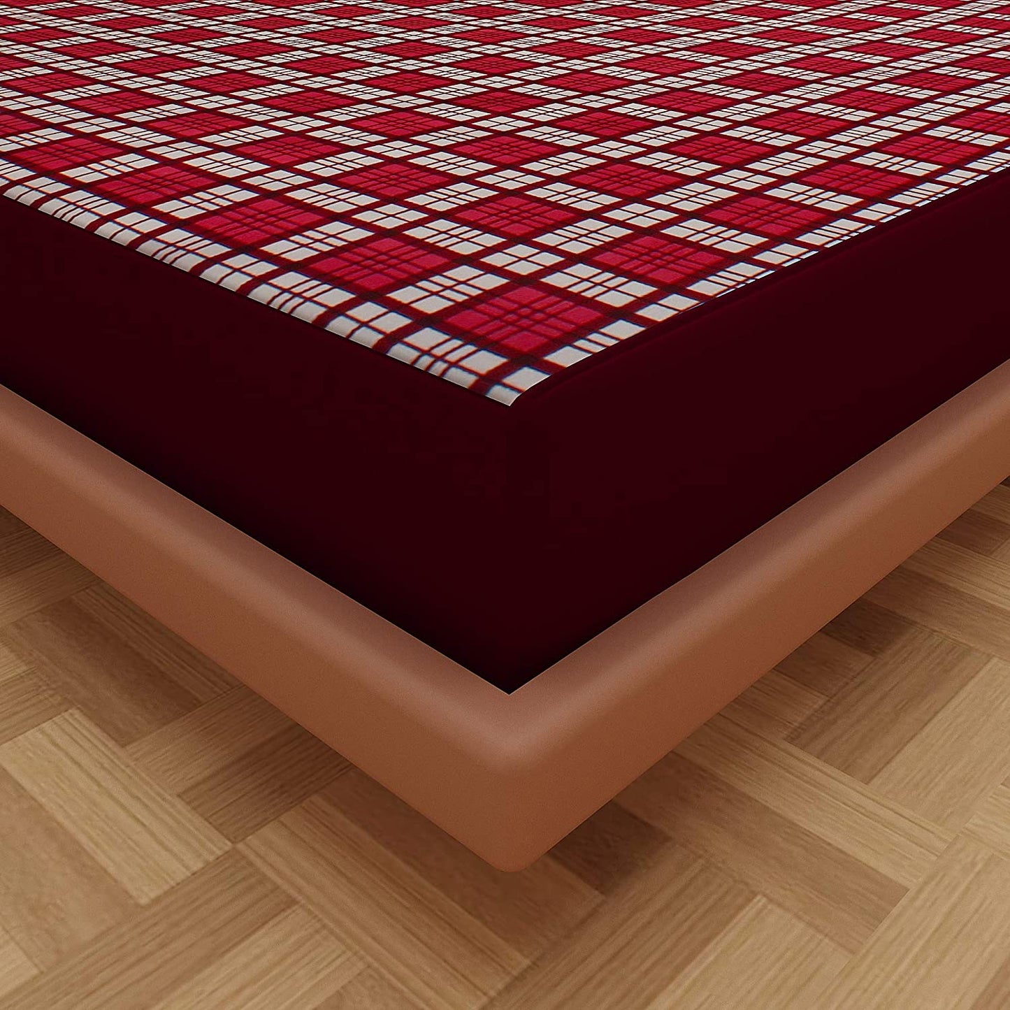 Mattress protector-PRINTED RED
