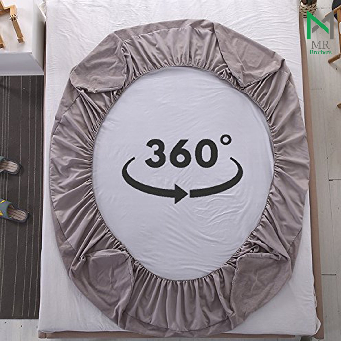 Mattress protector-Grey