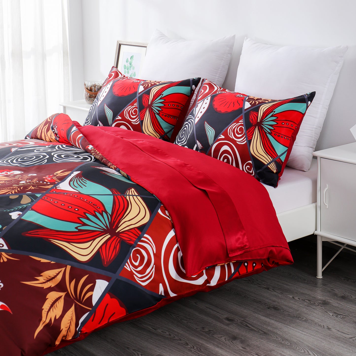 Duvet cover luxury-Red Diamond.