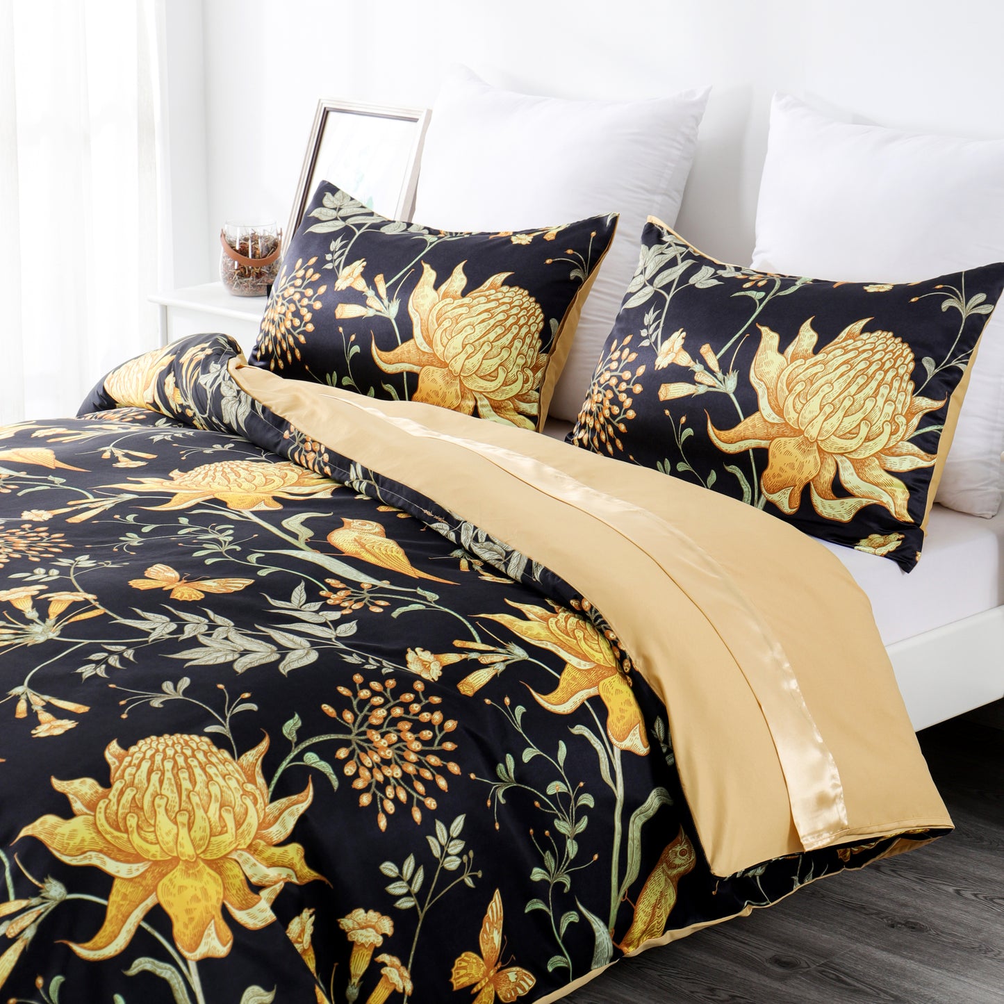 Duvet cover luxury-black