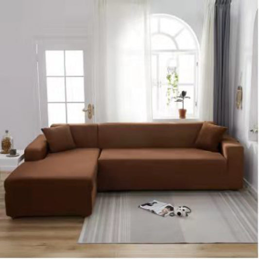 Brown Sofa Slip Cover