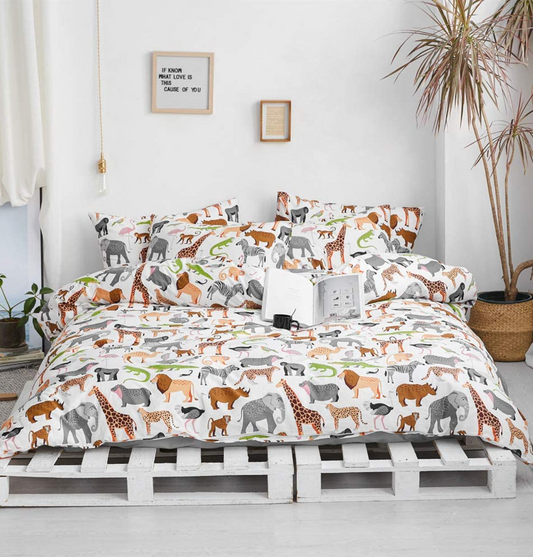 Kids Zoo - Cotton Comforter Set