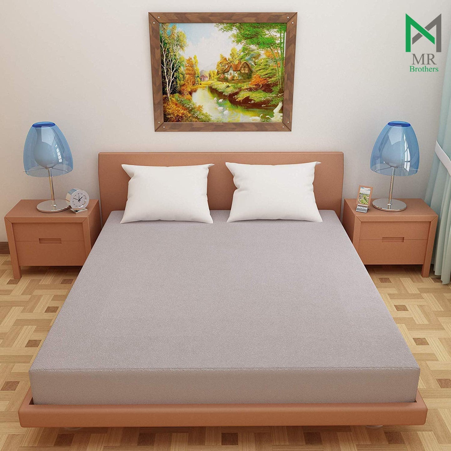 Mattress protector-Grey