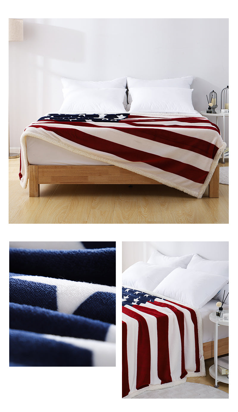 US Stripe Blanket