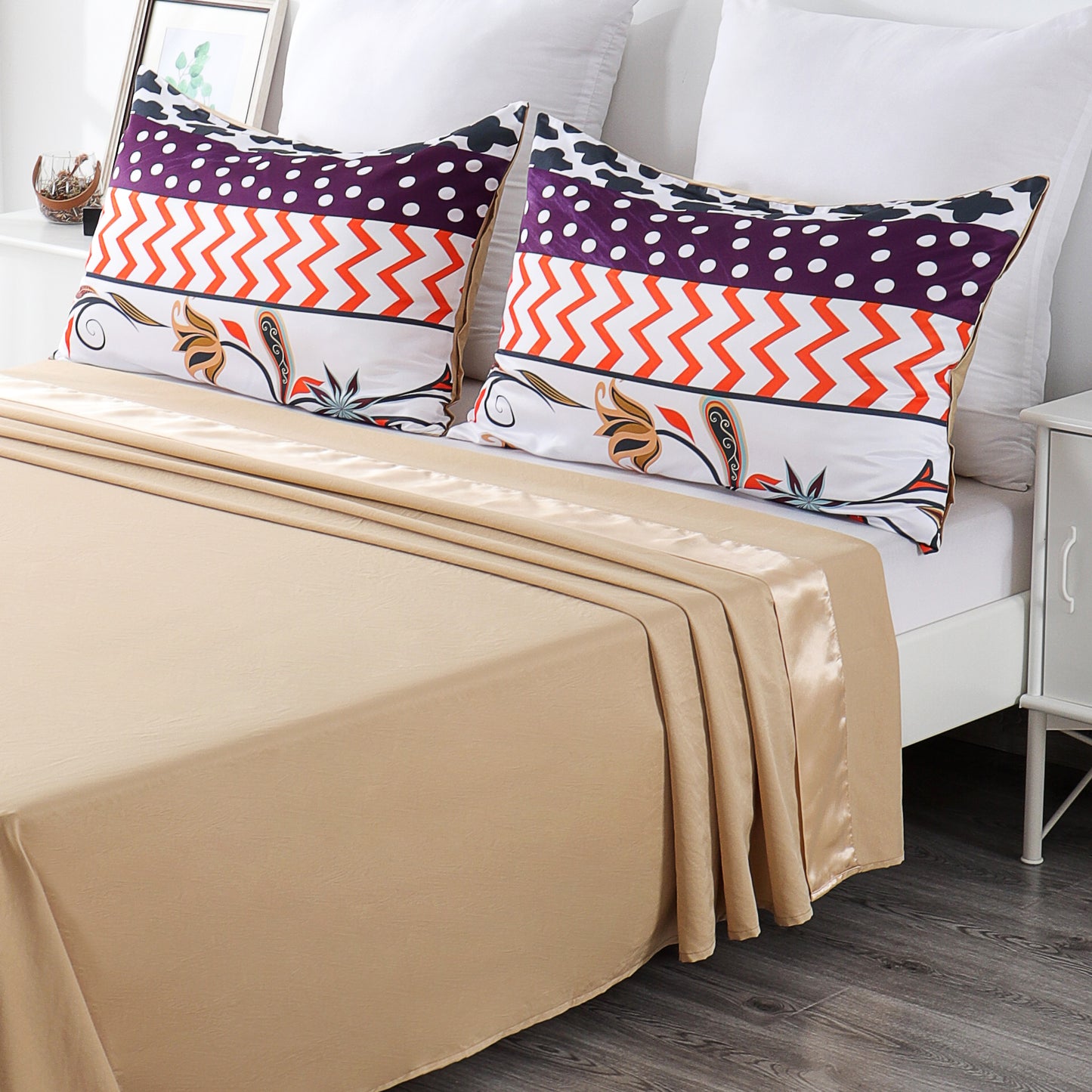 Duvet cover luxury-color stripes