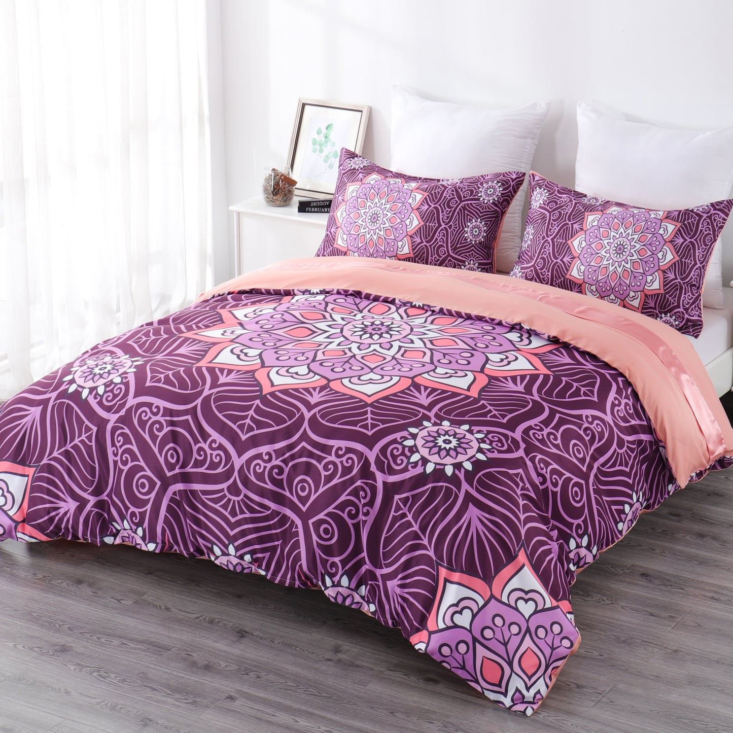 Duvet cover luxury-purple