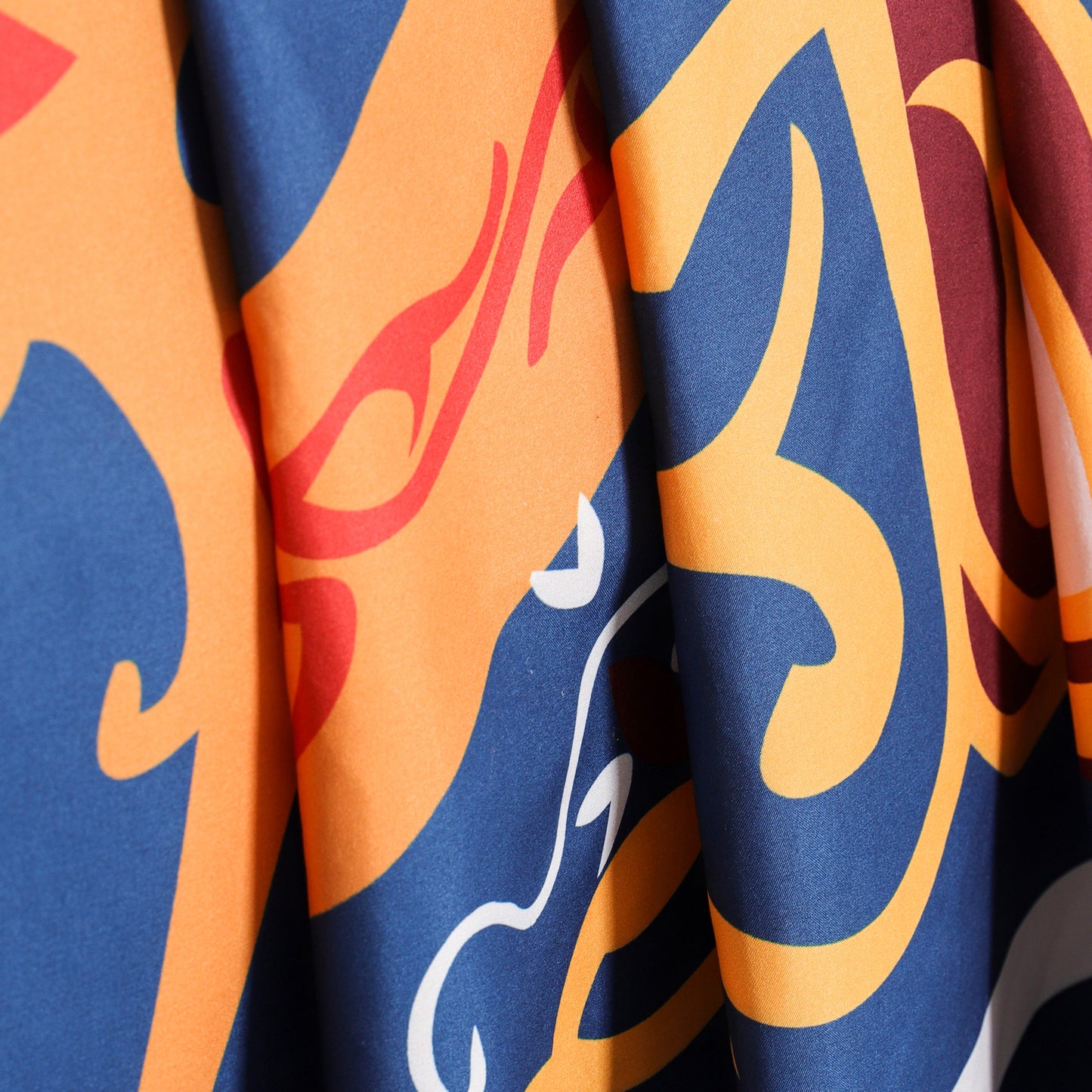 6  Piece Bed Sheet set.-orange and blue