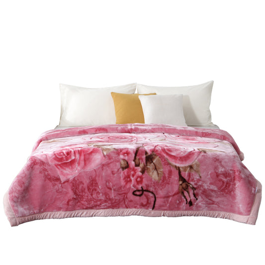 Pink Rose Blankets