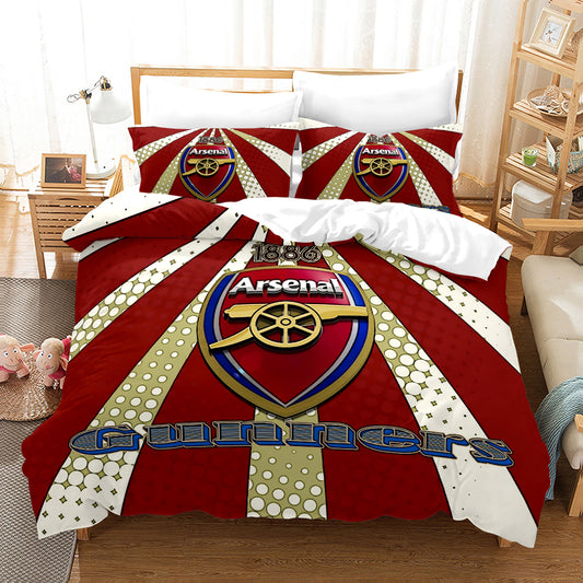 4 Pieces Kids Duvet Cover Set-Arsenal