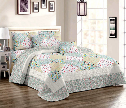 Green Spade Quilt set