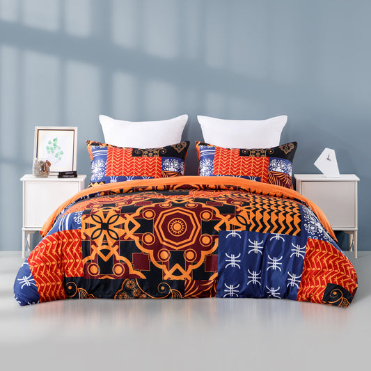 Duvet cover luxury-orange.