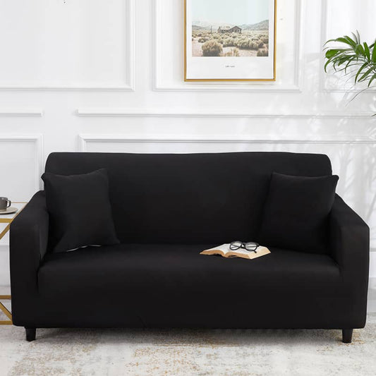 Black  Sofa Slip Cover