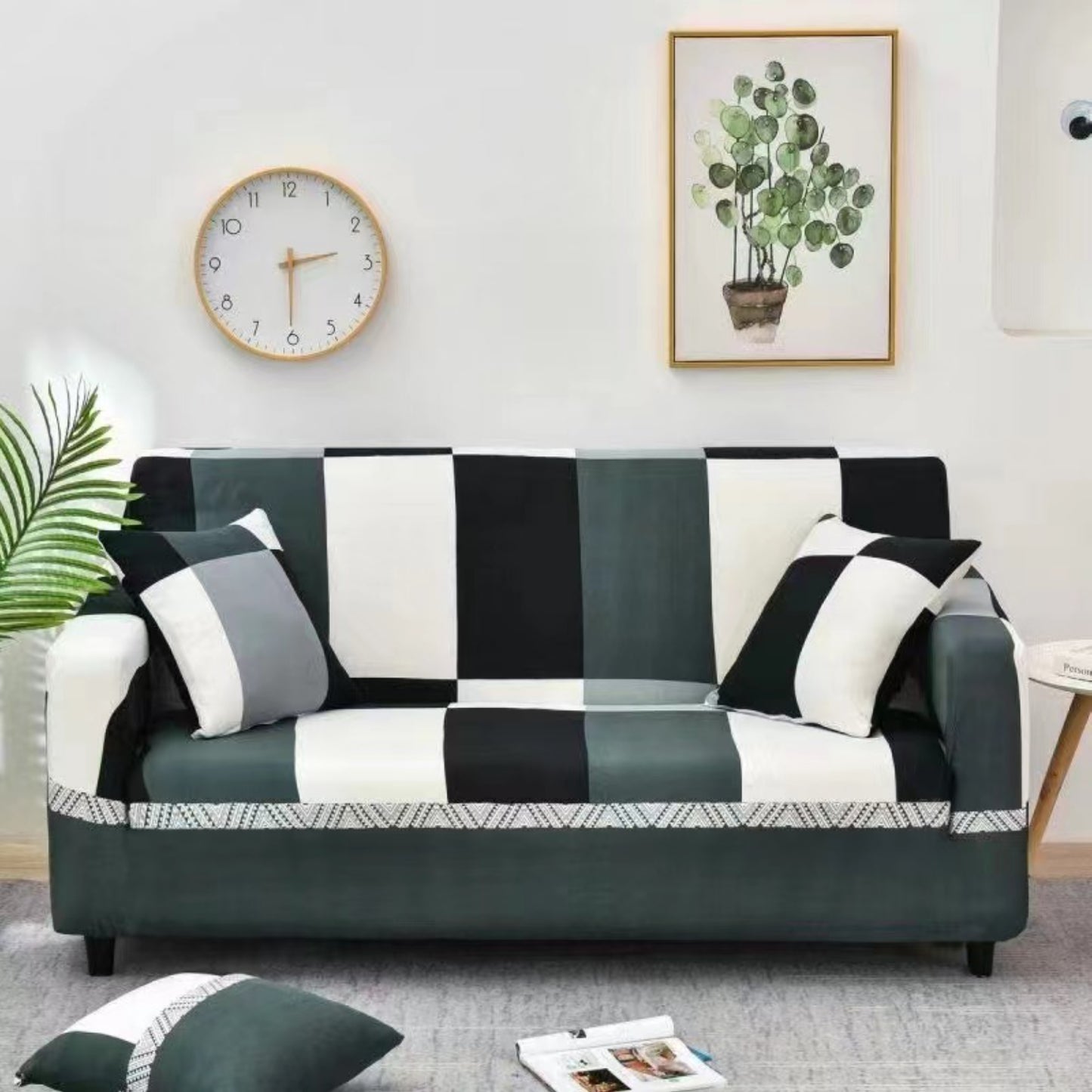 Abstract Sofa Slip Cover