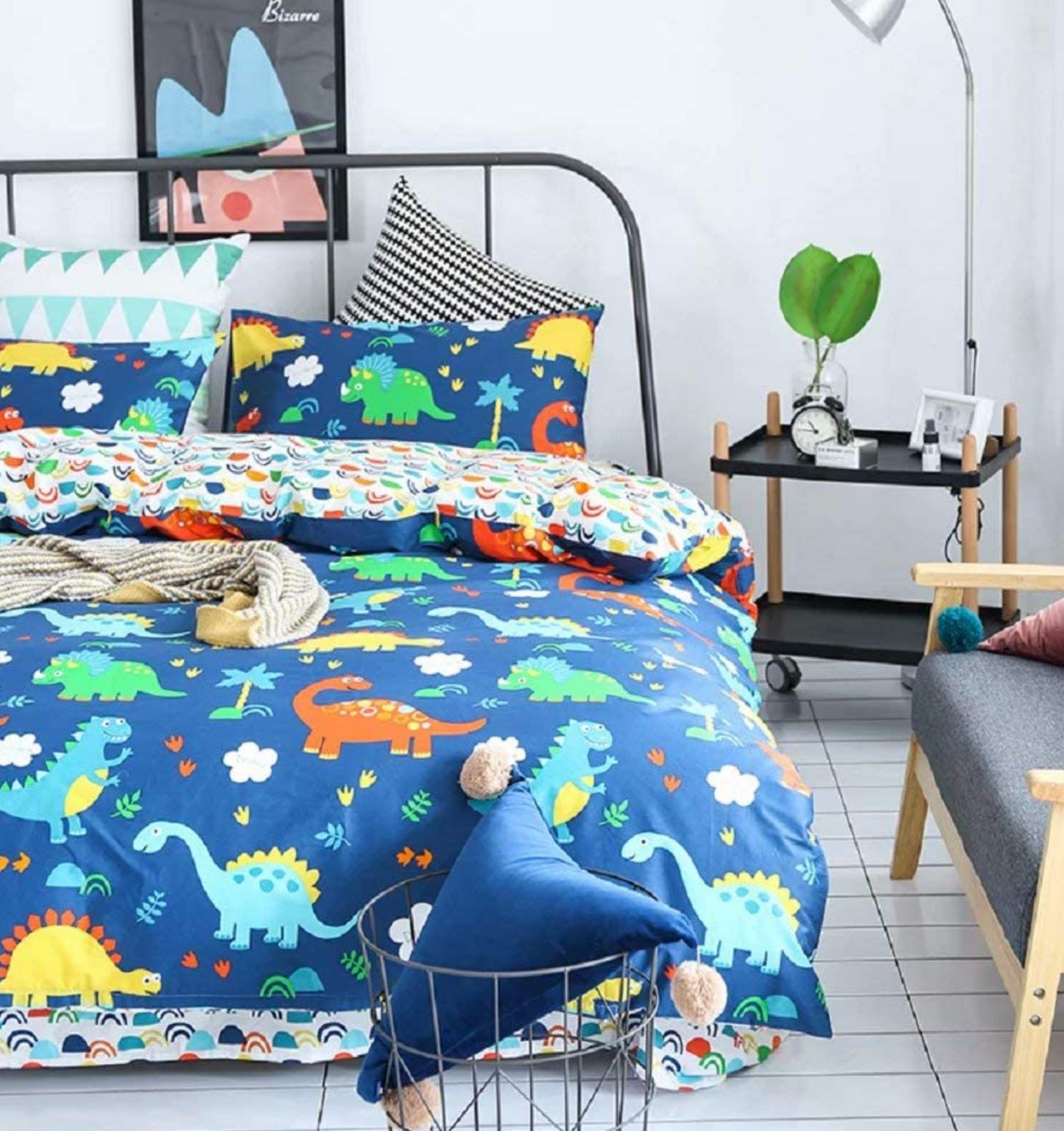 Kids Dinosaur Cotton Comforter Set