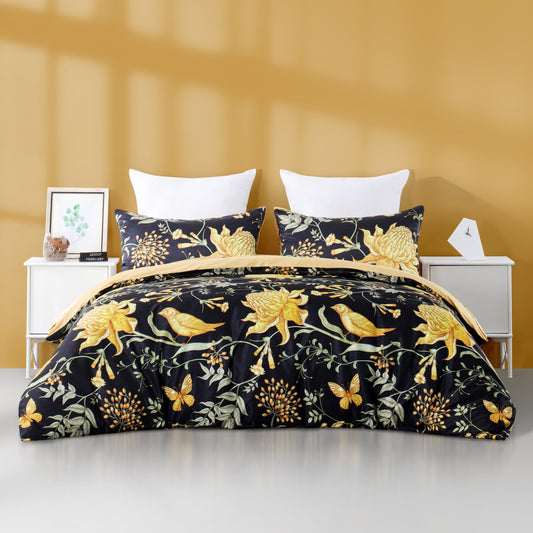 Duvet cover luxury-black