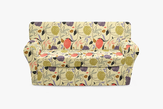 Floral Sofa Slip Cover