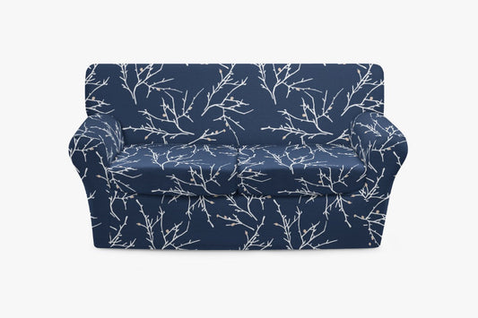 Freeze Snow Sofa Slip Cover